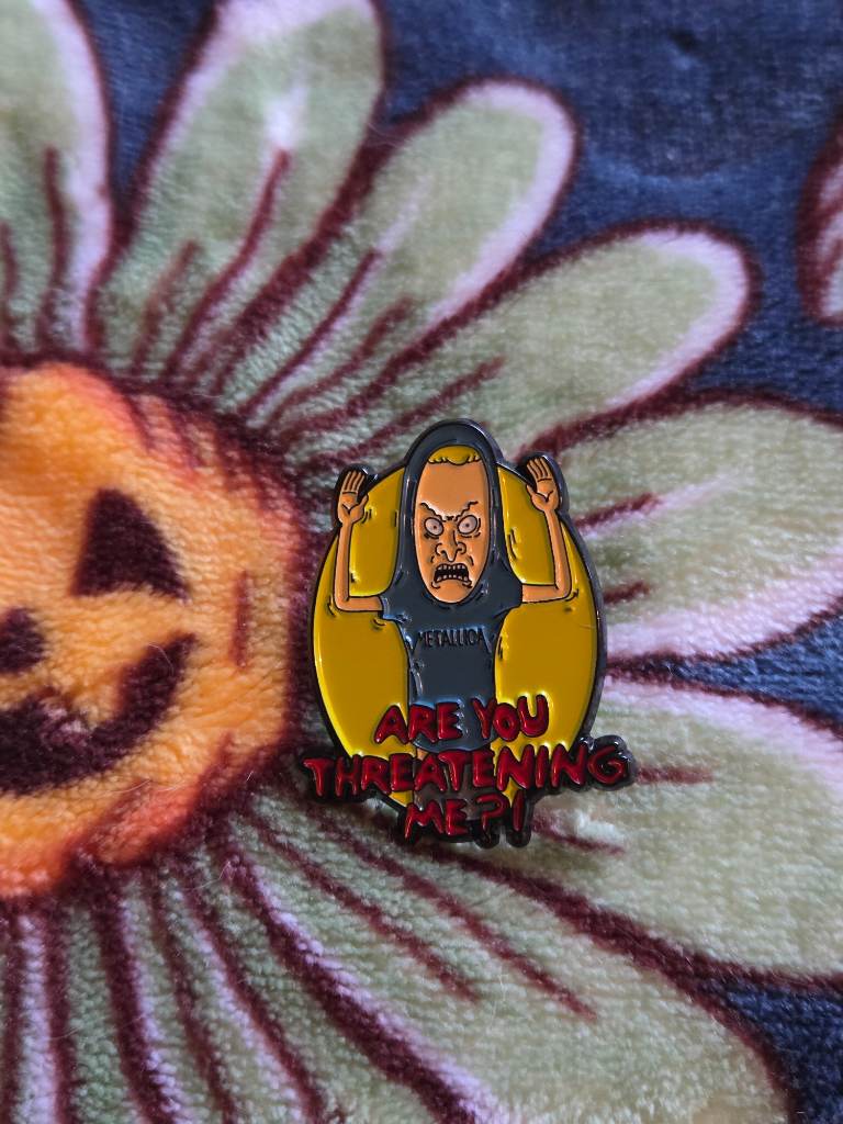 beavis and butt head retro pin badge