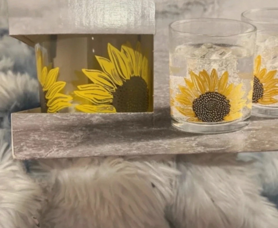 4 x Sunflower Tumbler Gasses