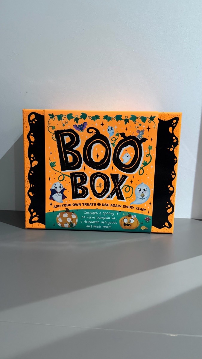 Halloween Boo Box Craft Activity Gift Set | Reusable Treat Box, Storybook & Pumpkin Crafts