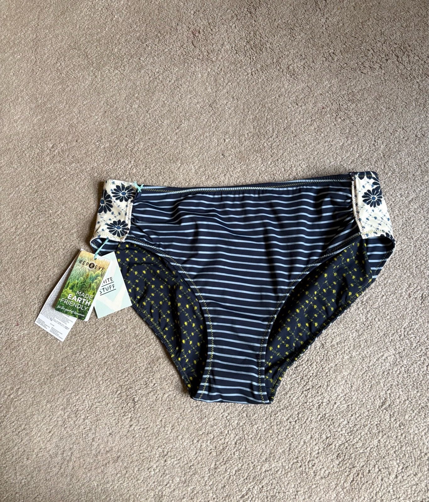 White Stuff “Sunshine” Reversible bikini bottoms, UK 14