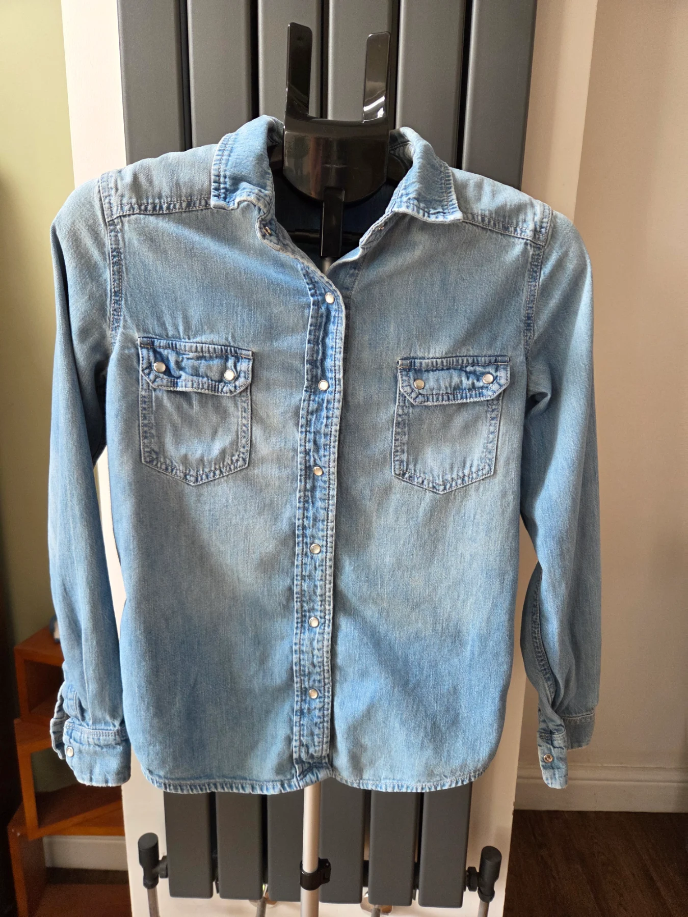Next Denim Western Shirt Blue Size 8