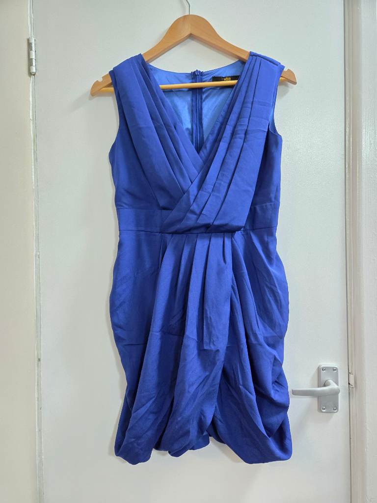 H&D London - Size 12 - 1980s glam revival - Draped wrap skirt - evening dress