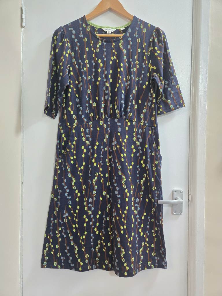 White Stuff - Size 12 - Quirky British dressing - Whimsical - 100% organic cotton - dress