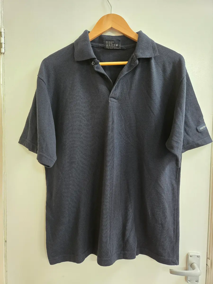 Oak Valley Heritage Navy Short Sleeve Grandpacore Cotton blend Polo Shirt - Size M