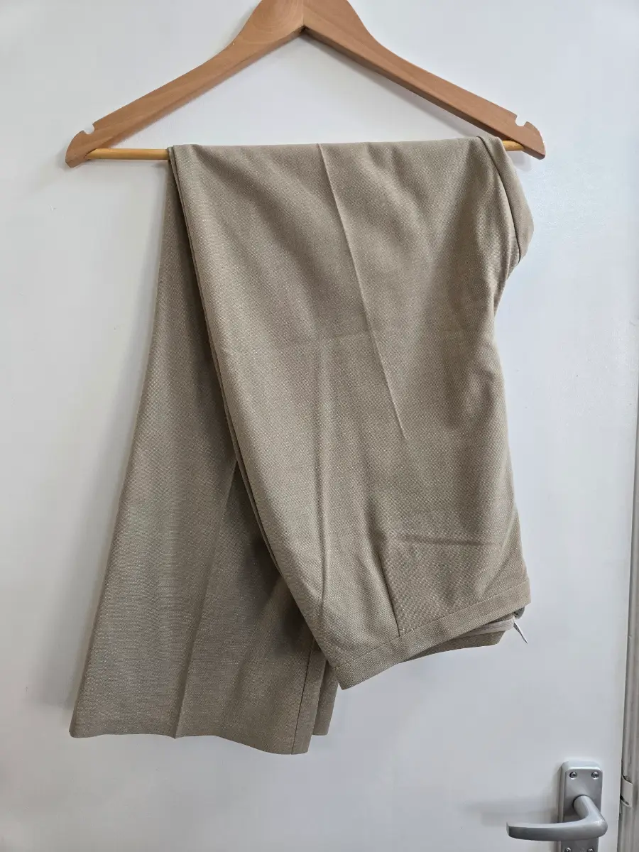 True vintage 90s NEXT tailoring trousers, beige wide leg - Size 16