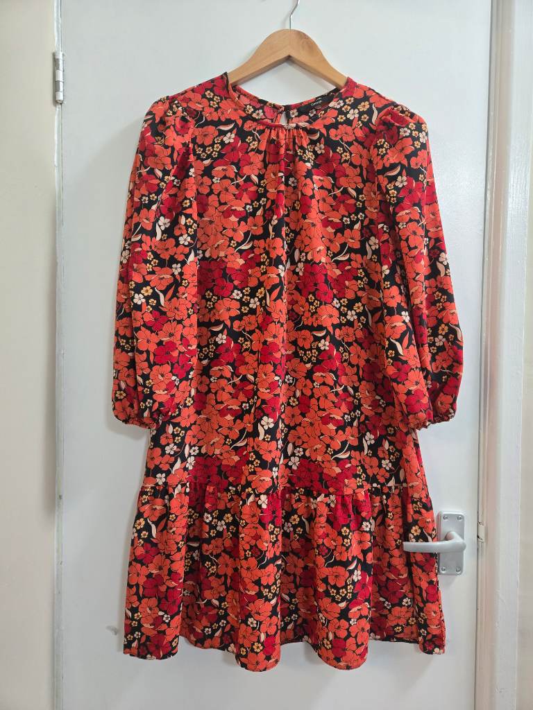 Bnwot - George - Size 12 - ruffle hem - 70s retro - cottagecore - indie folk - summer dress