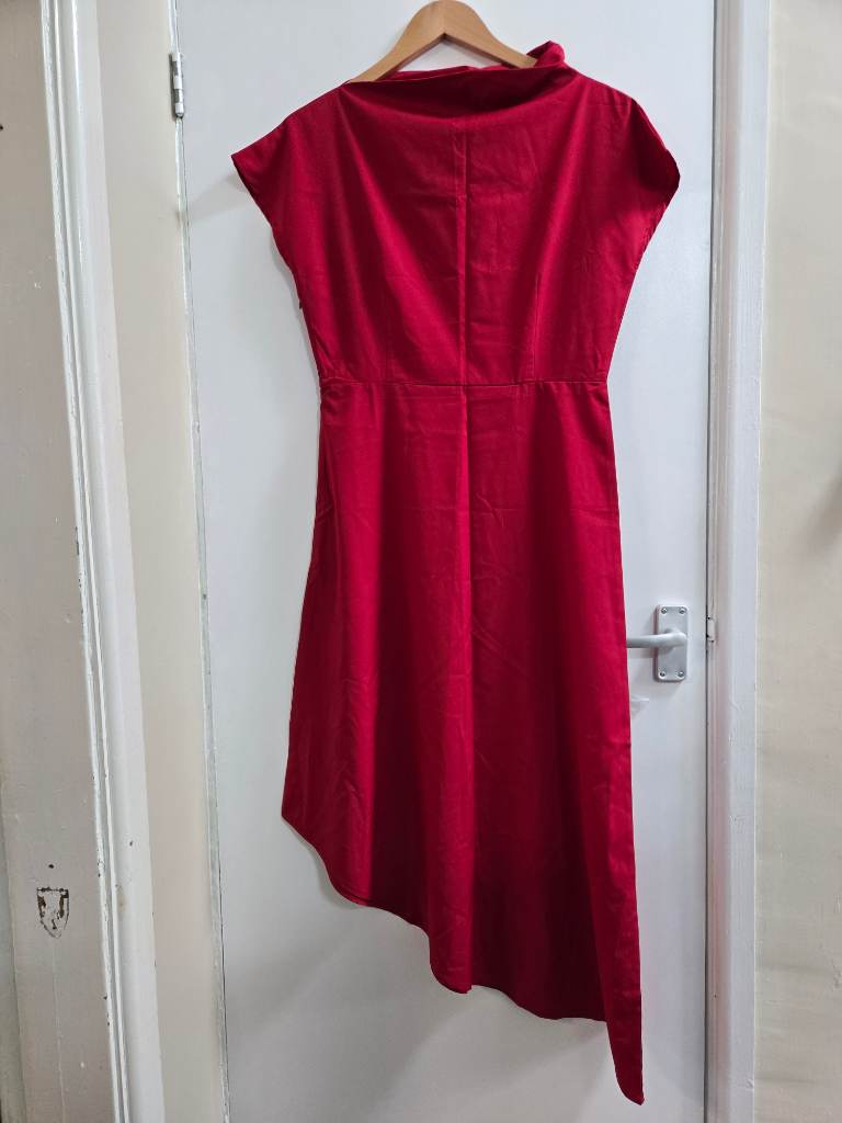 Bnwt - Sheilay - Asymmetrical hem - Avant garde - evening prom dress