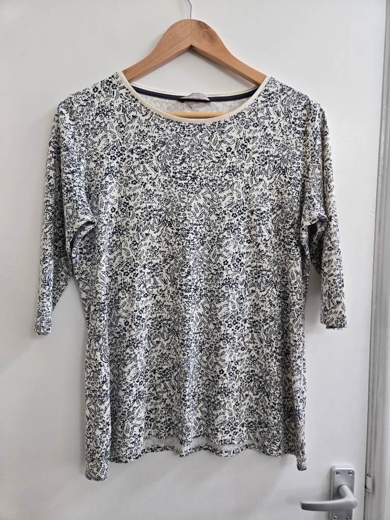M&S collection - Size 14 - Coastal grandmother - Cotragecore - Classic top