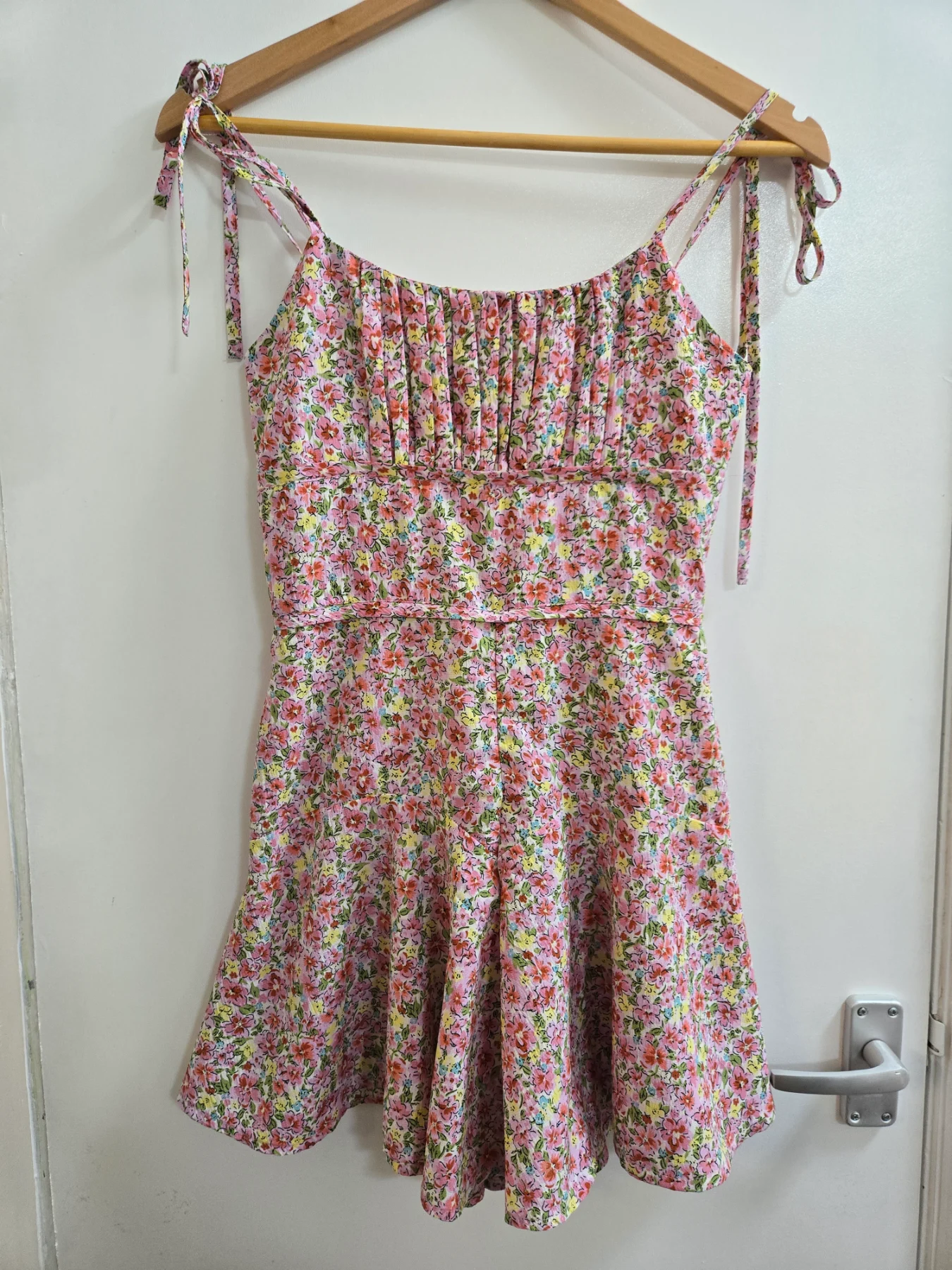 Brave Soul Ditsy Floral Tie-Shoulder Fairycore Playsuit Romper - Size 6/8