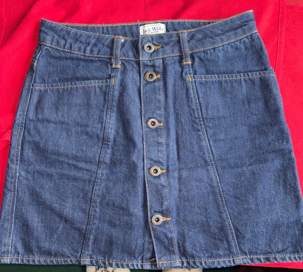 Jack wills denim skirt