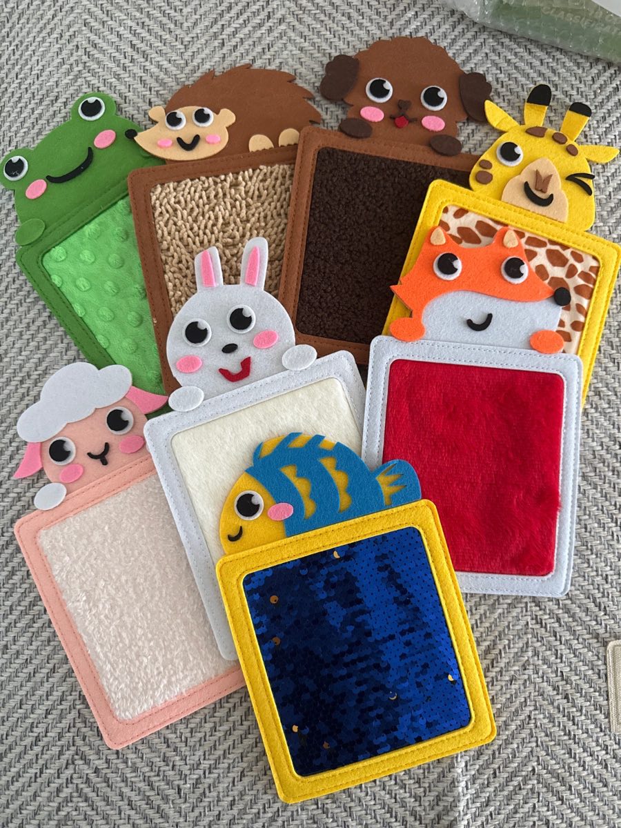 Tactile sensory boards 8 pcs