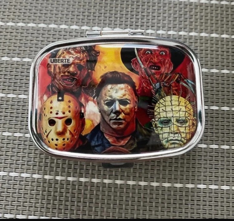 Horror characters pill box