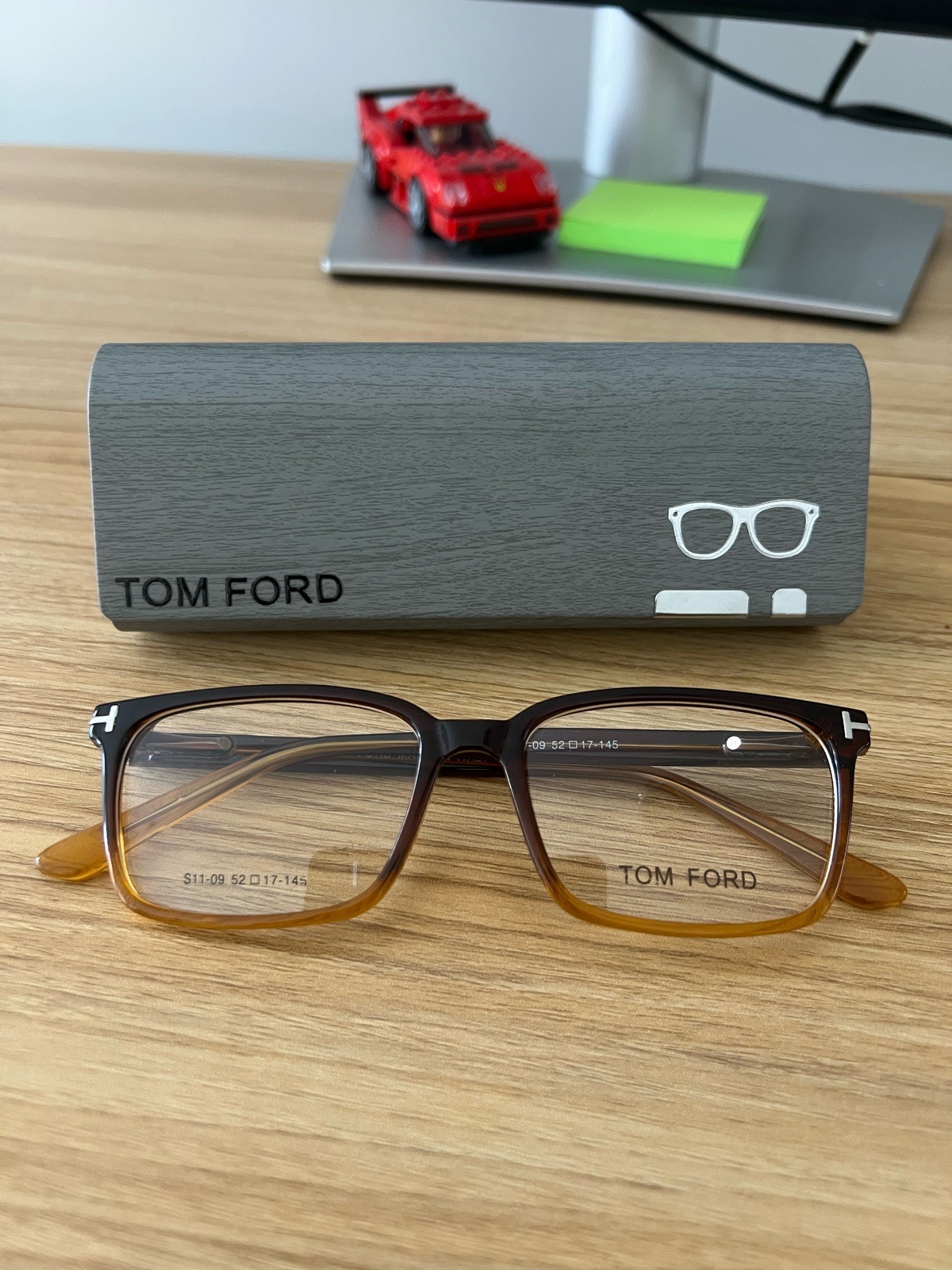 Tom Ford Vision Glasses Unisex Tortoiseshell Brown Black