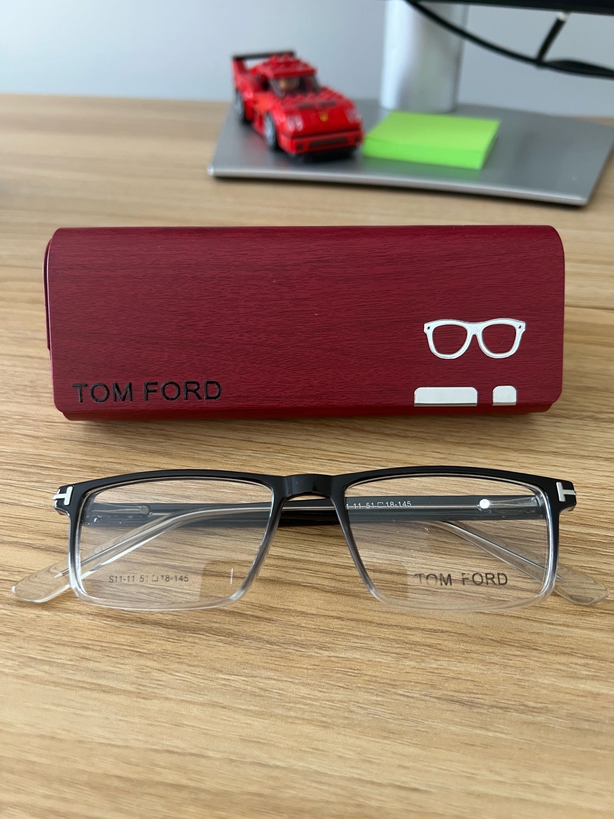 Tom Ford Vision Glasses Unisex Black and White