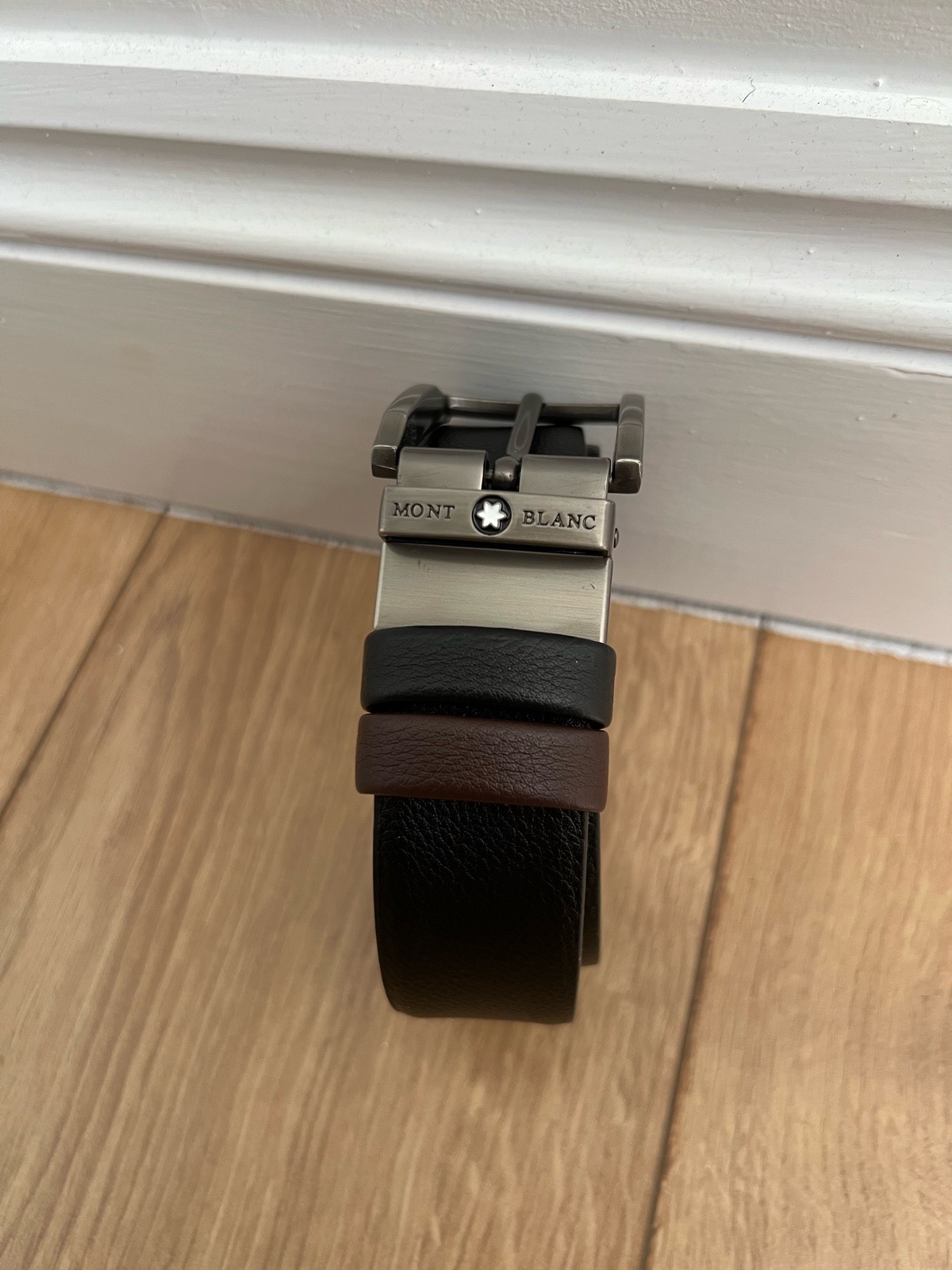 Men’s MontBlanc Belt Black/Brown Reversible