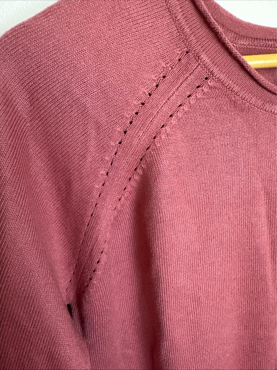 Ridge & Co Women’s Pink Crew Neck Knit Jumper Size 14 Long Sleeve Soft Lightweight