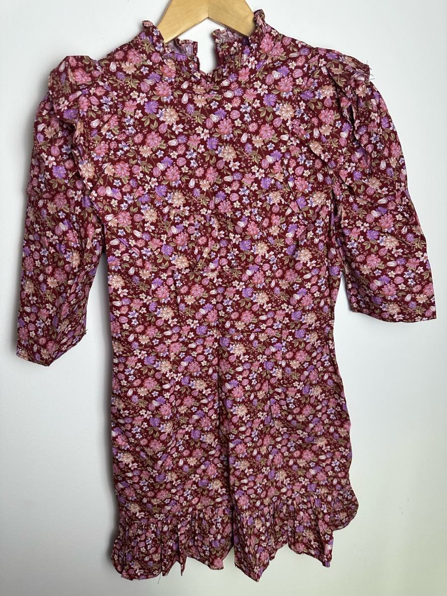 Glamorous Floral Frill Mini Dress Size UK 10 EU 38