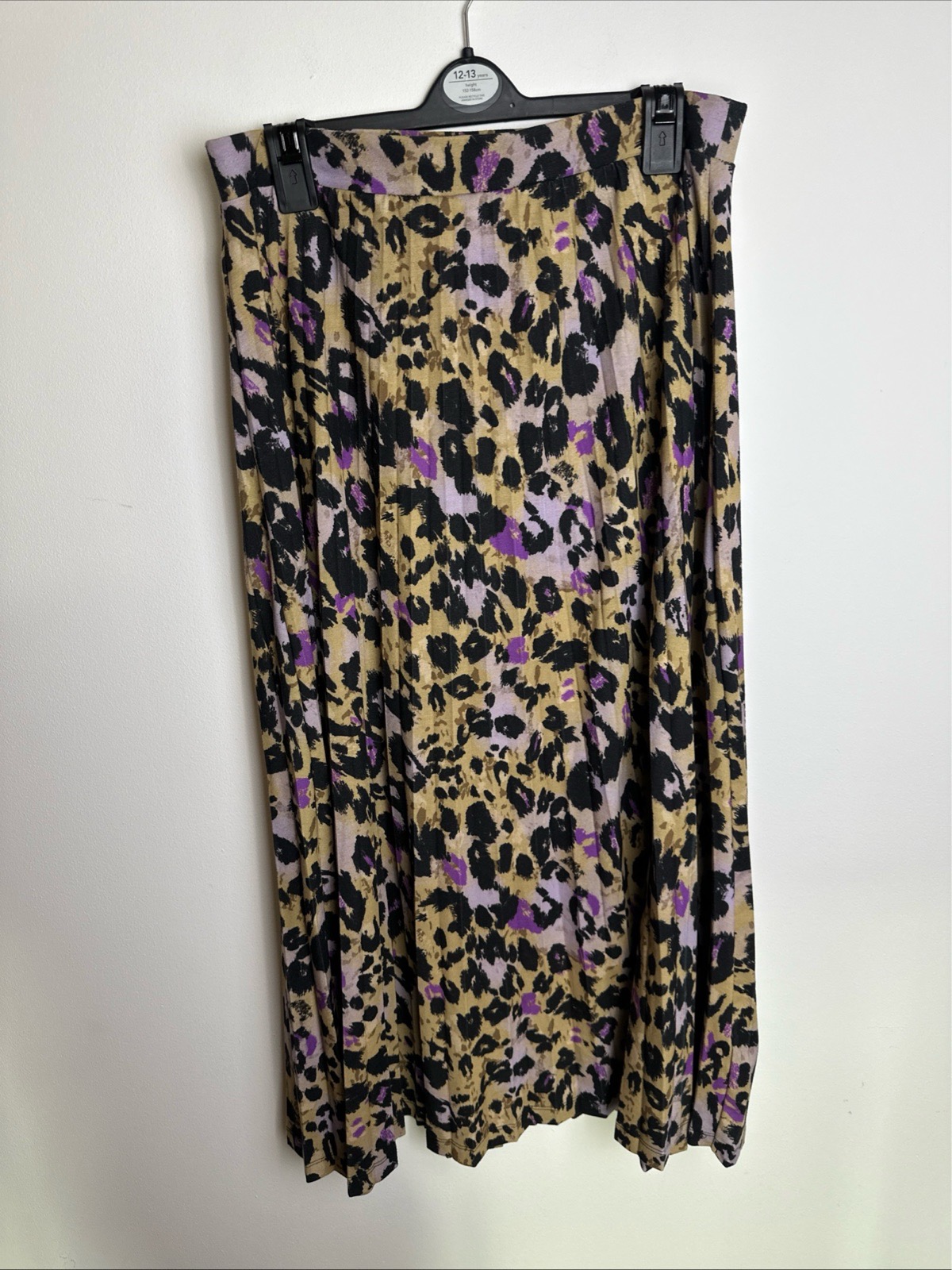 M&S Collection Women’s Animal Print Midi Maxi Skirt UK 12 Regular