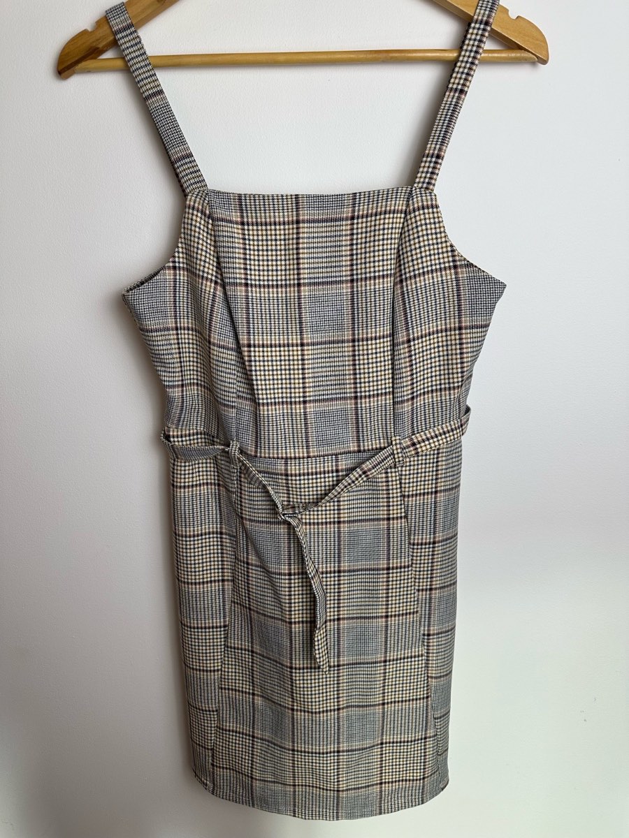 🤎 Primark Checked Mini Dress – UK 12 🤎