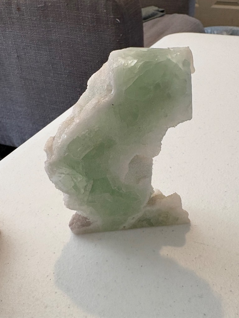 A sugar Druzy fluorite tower