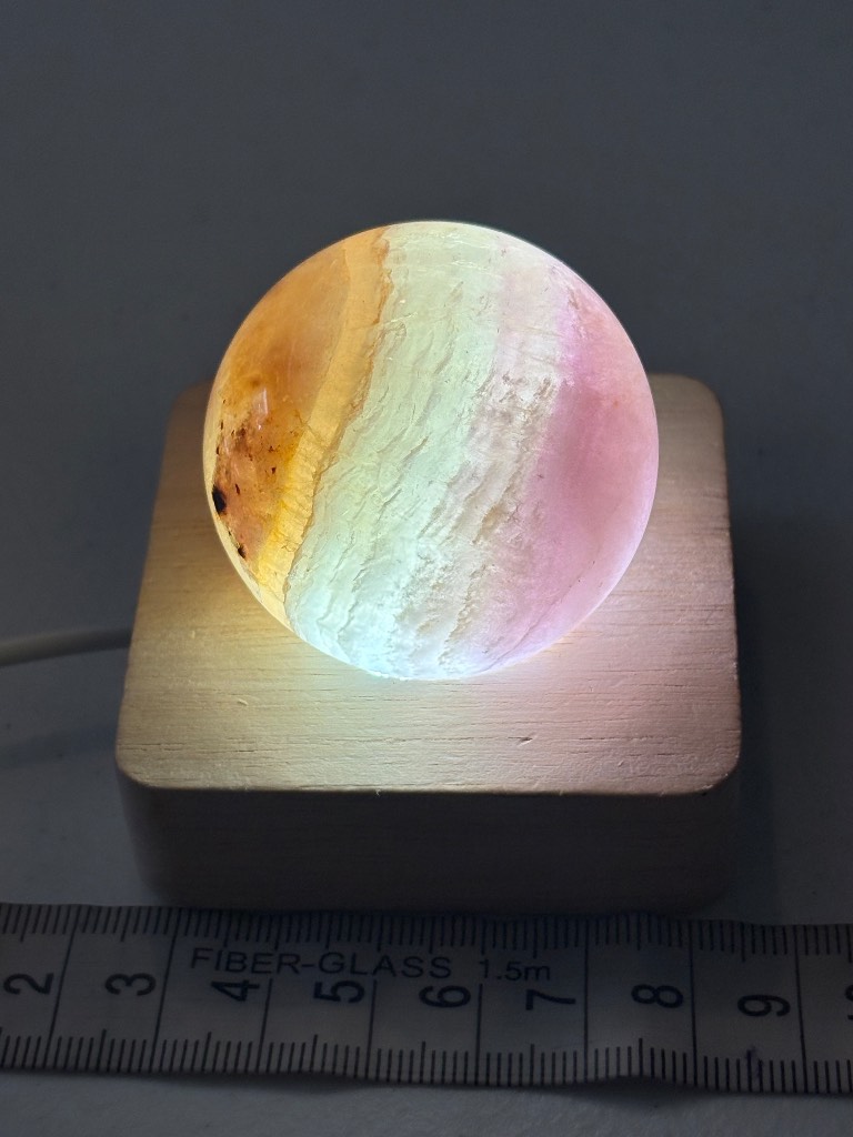 Stunning fluorite sphere