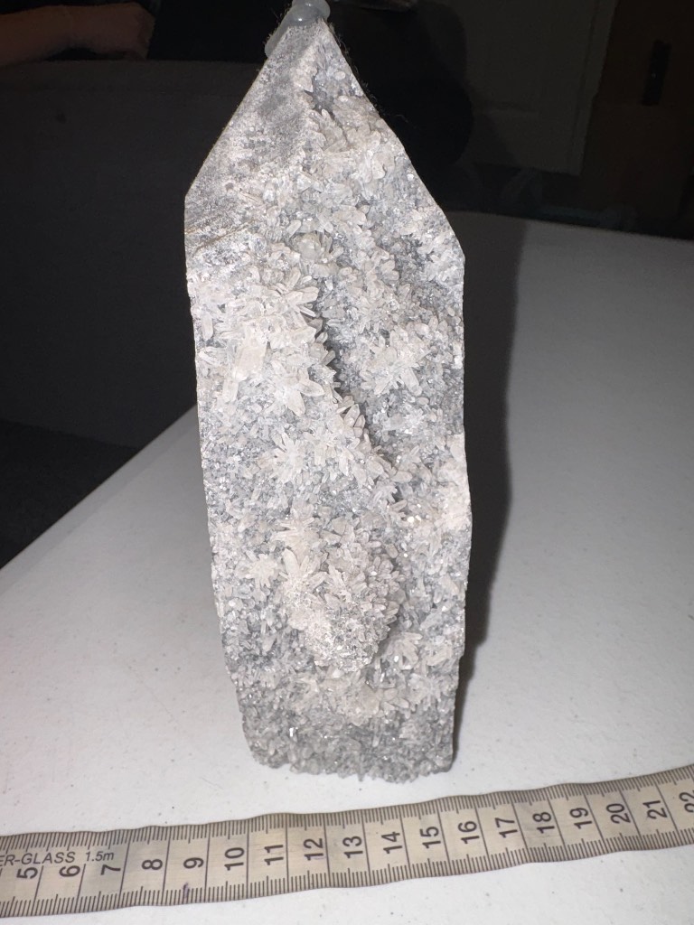 A beautiful heavy Diamond calcite tower