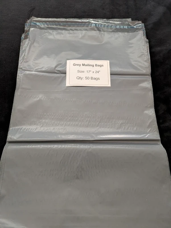 100 Large 13'' x 19'' Grey Mailing Bags