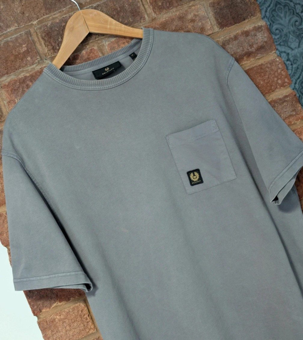 Belstaff heavycotton acid wash t-shirt