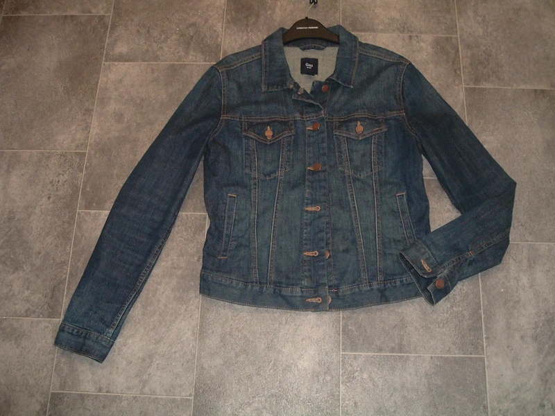 size S 10 gap womens stretch denim jacket