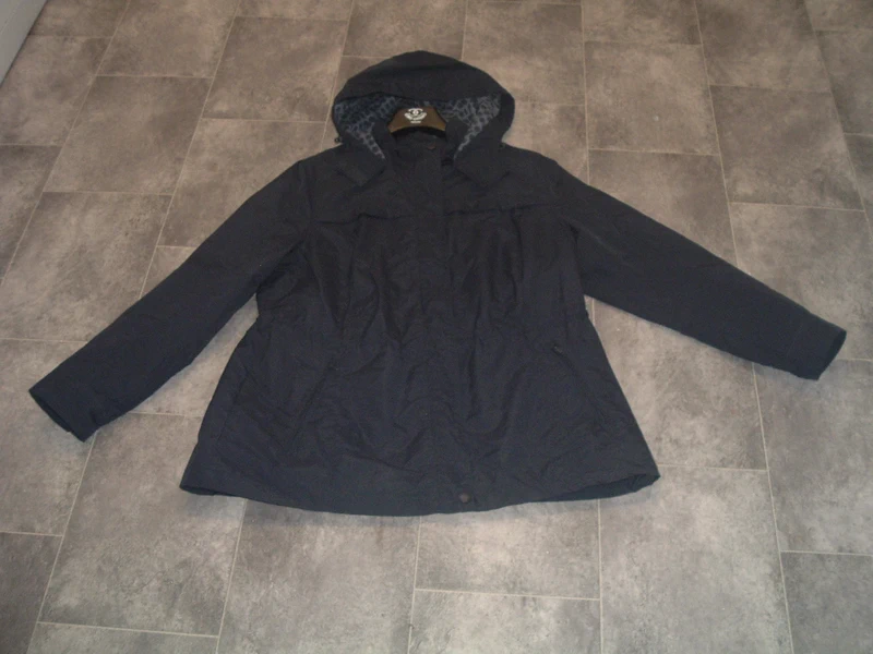 size 20 maine navy shower proof coat with hood