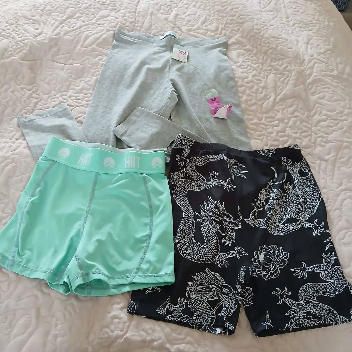 Women's Activewear Bundle XS Primark, Hiit & Shein Shorts