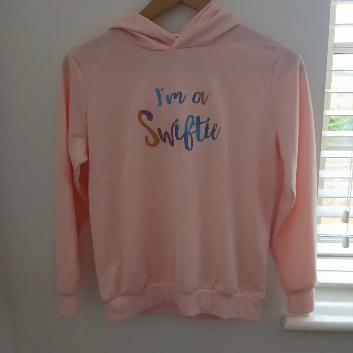 'I'm a Swiftie' Pink Girls Hoodie Unbranded Age 11-12 Years