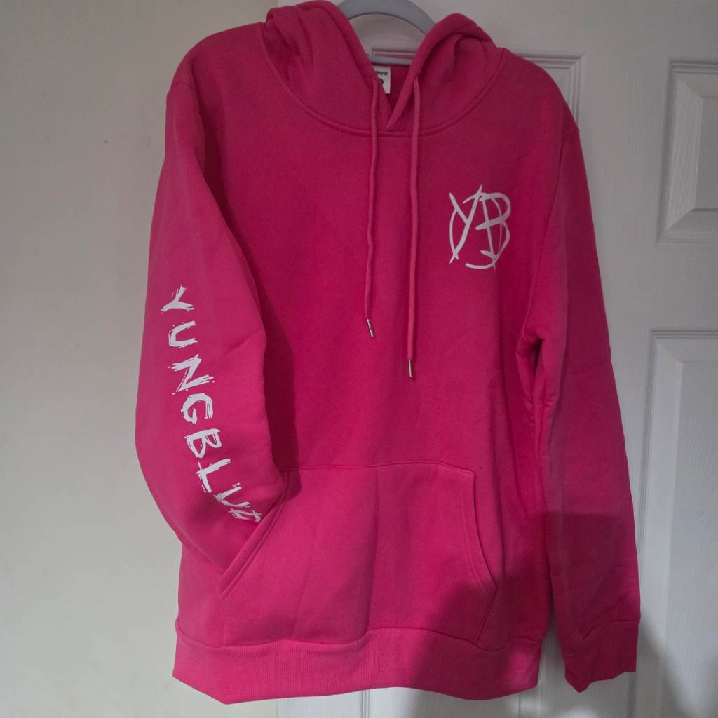 Yungblud hoodie - new - pink/rose