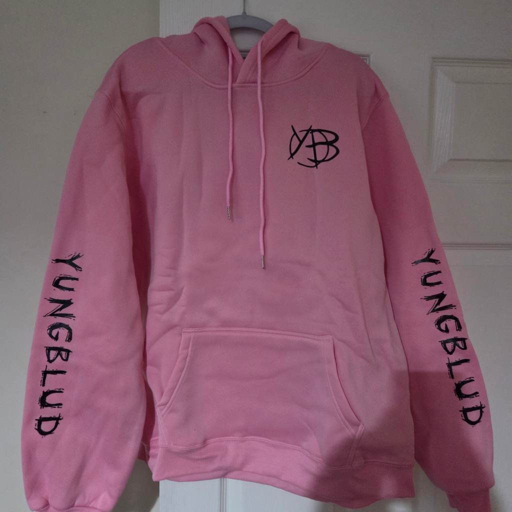 Yungblud large pink hoodie - new