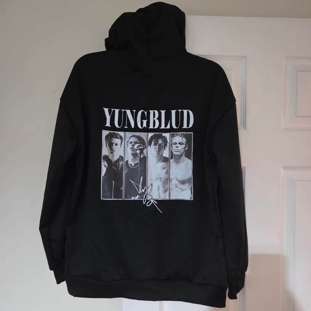 Yungblud hoodie - medium - graphic reverse - new