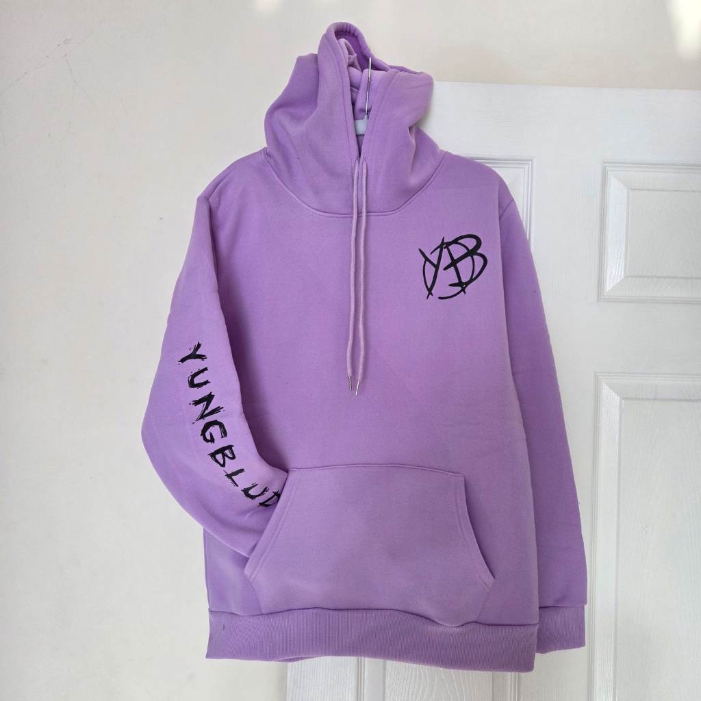 Yungblud hoodie - medium - purple/lilac
