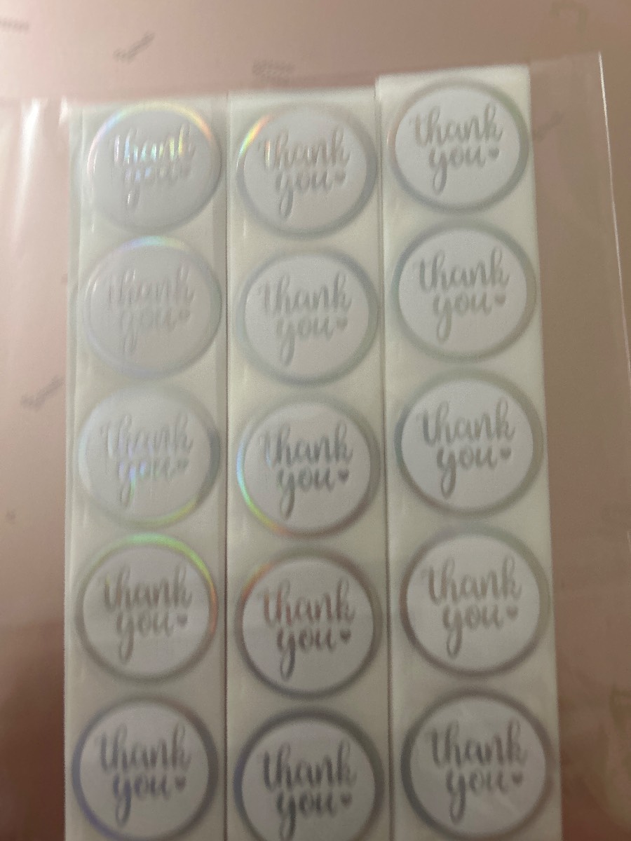 x125 thank you labels