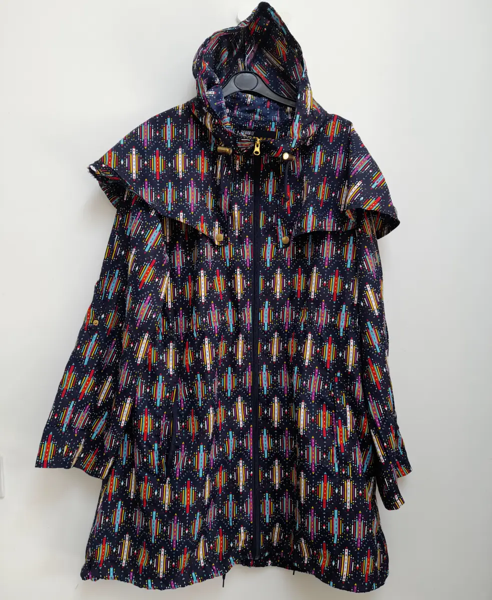 rare vintage Denim & Co primark size medium oversized cagoule. vgc