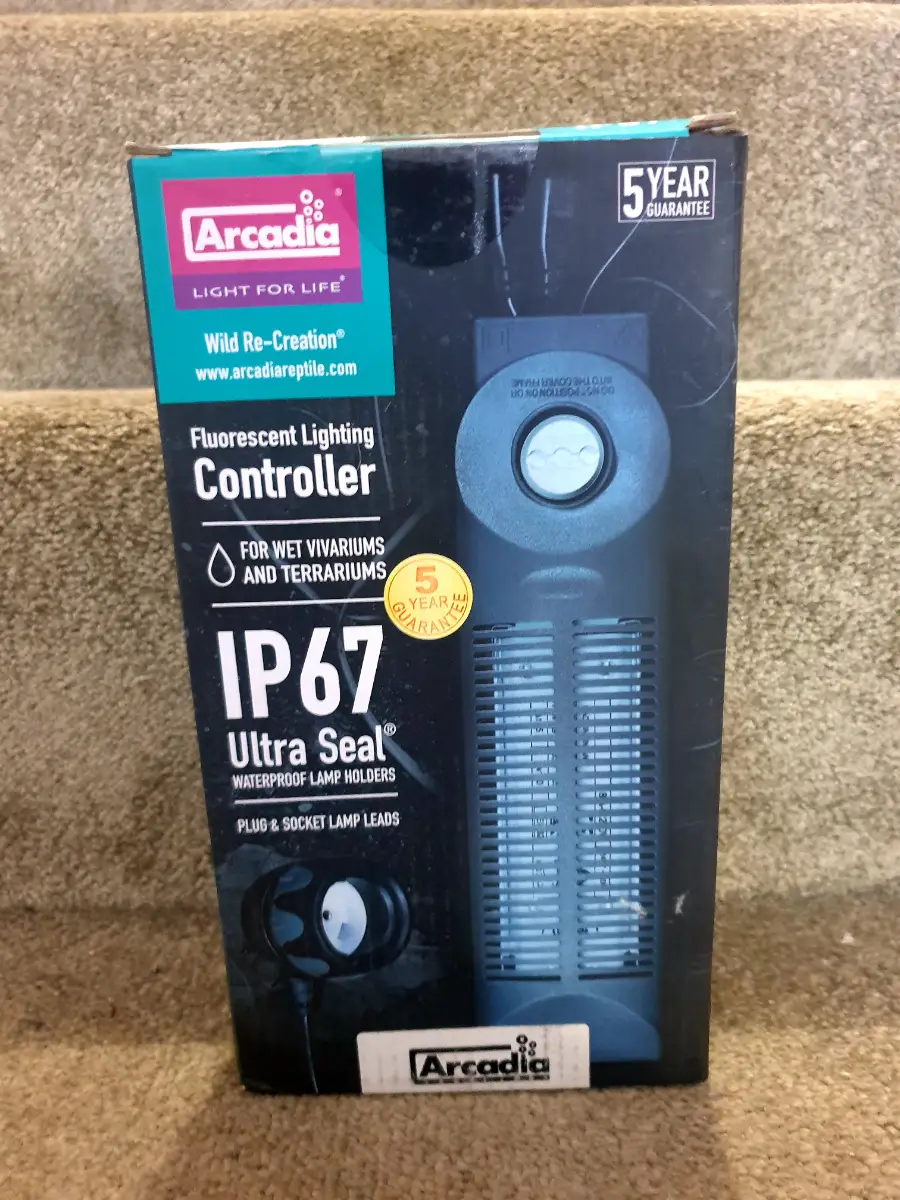 Arcadia Fluorescent Lighting Controller IP67 Ultra Seal For Wet Vivariums and Terrariums