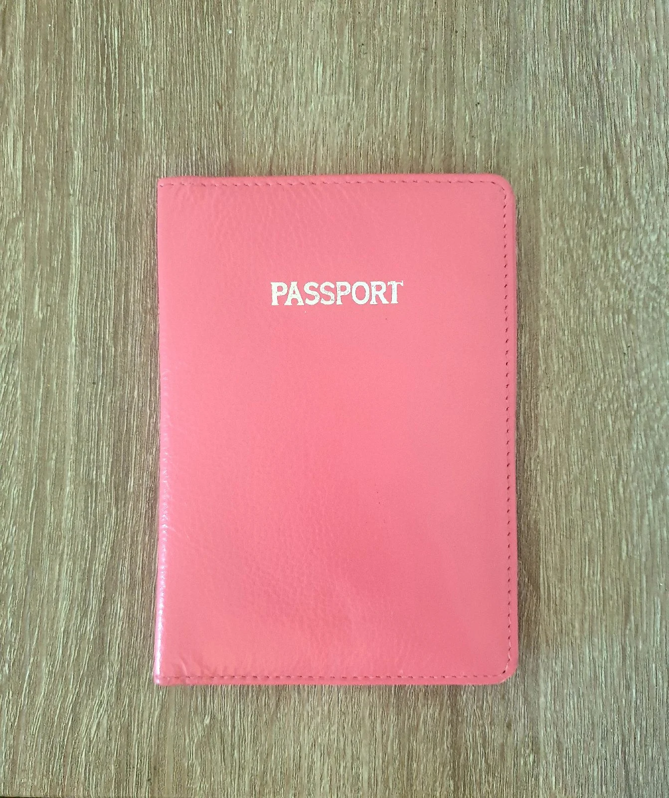 Ladies Girls Pink Silver UK Passport Cover