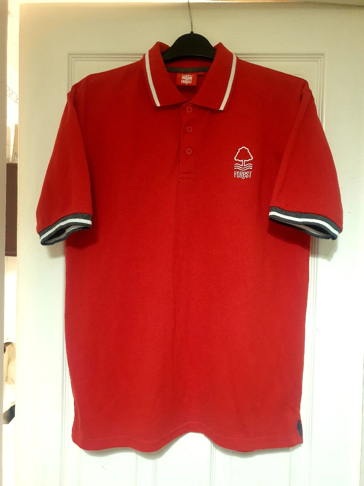 Nottingham Forest FC Men's Short Sleeve Polo Shirt Size M