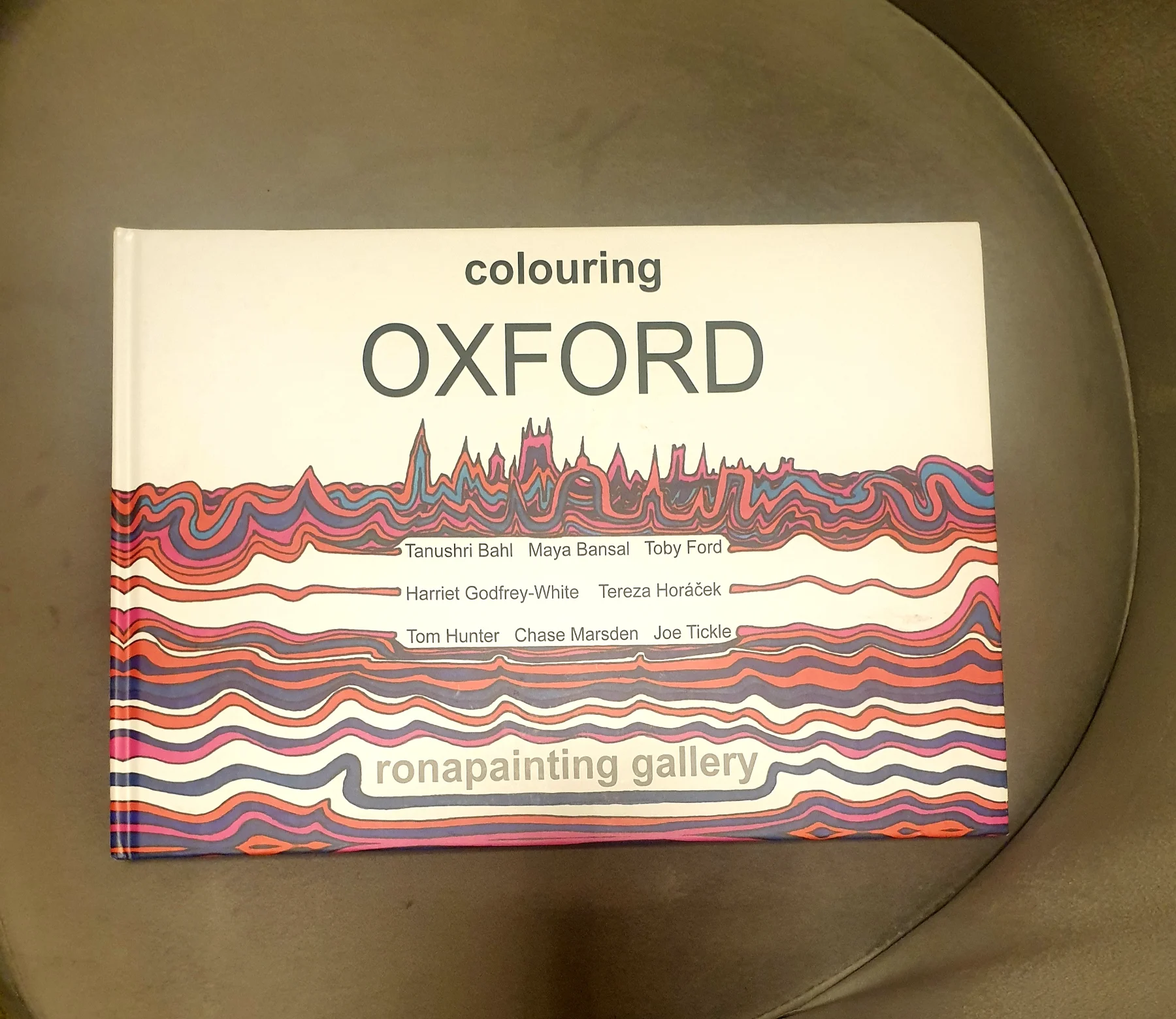 Ronapainting Gallery Adult Colouring Oxford Book
