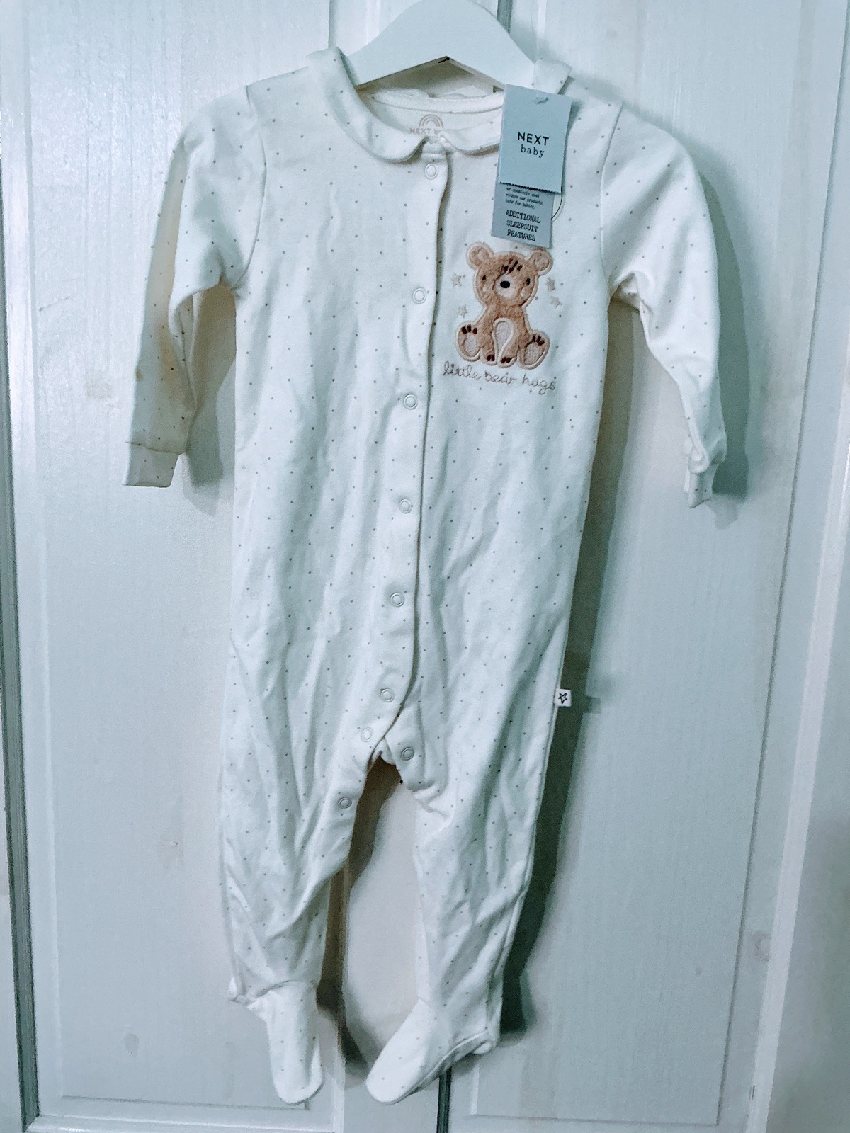 Next baby boys girls unisex babygrow sleepsuit 9-12 months
