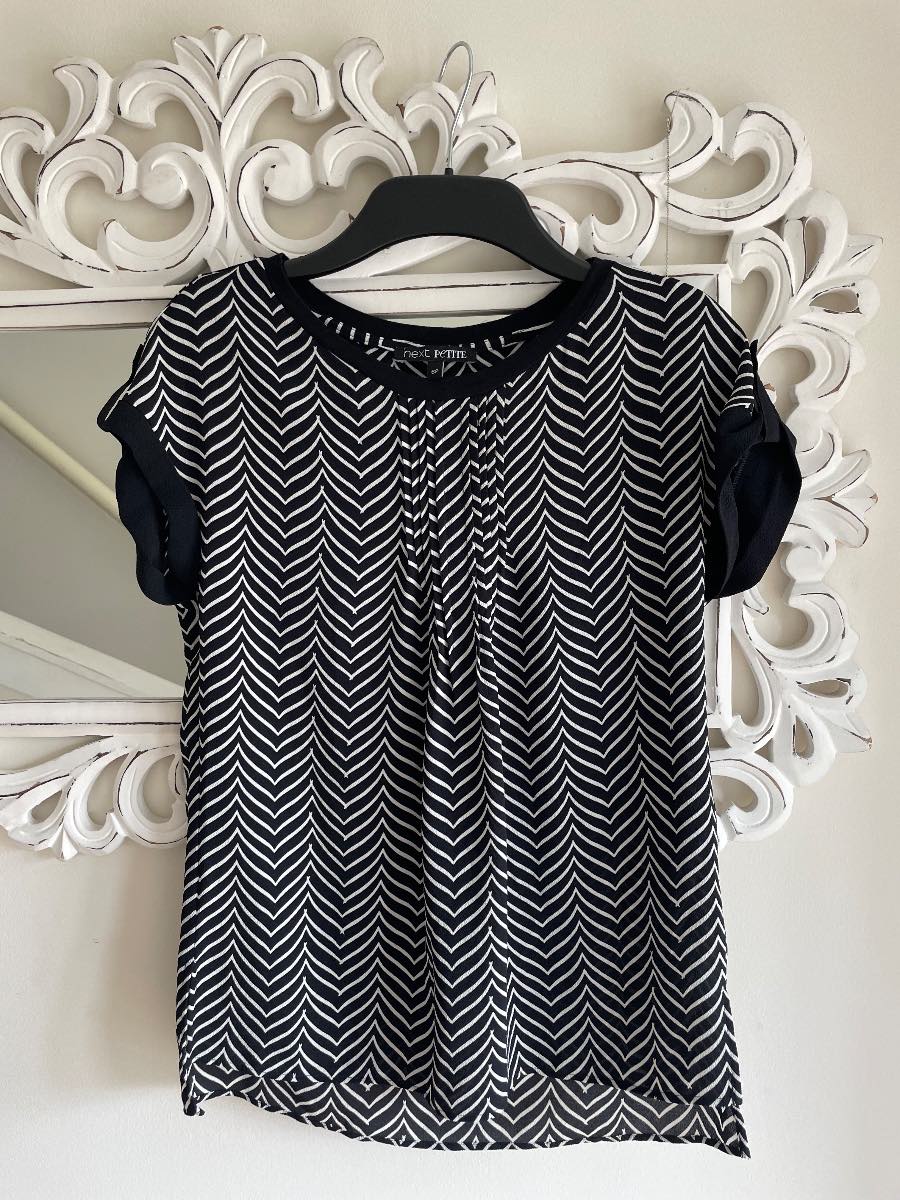 Next Short-sleeved blouse size 8 petite