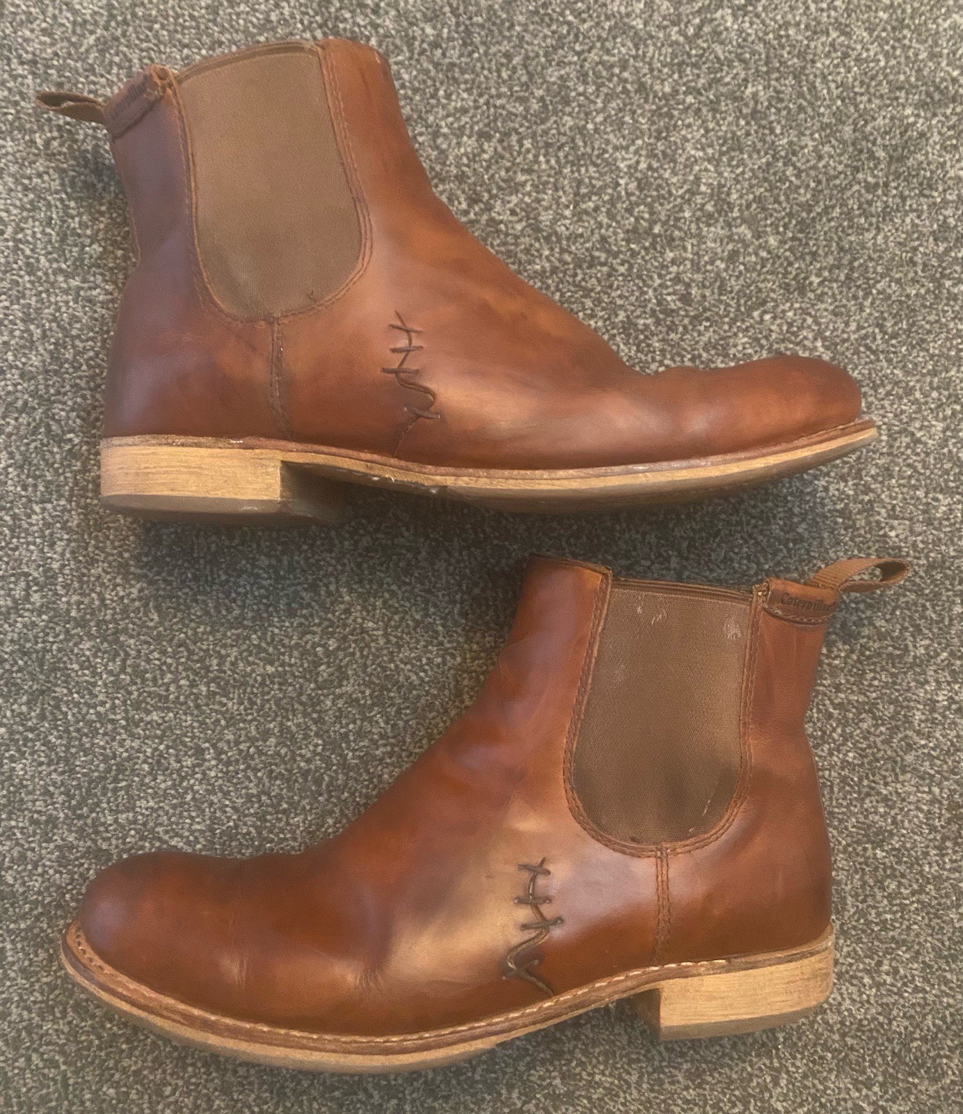 CAT Zachary Boot Crouton p711138 8 UK. Wide fit. rrp £130 Excellent condition.