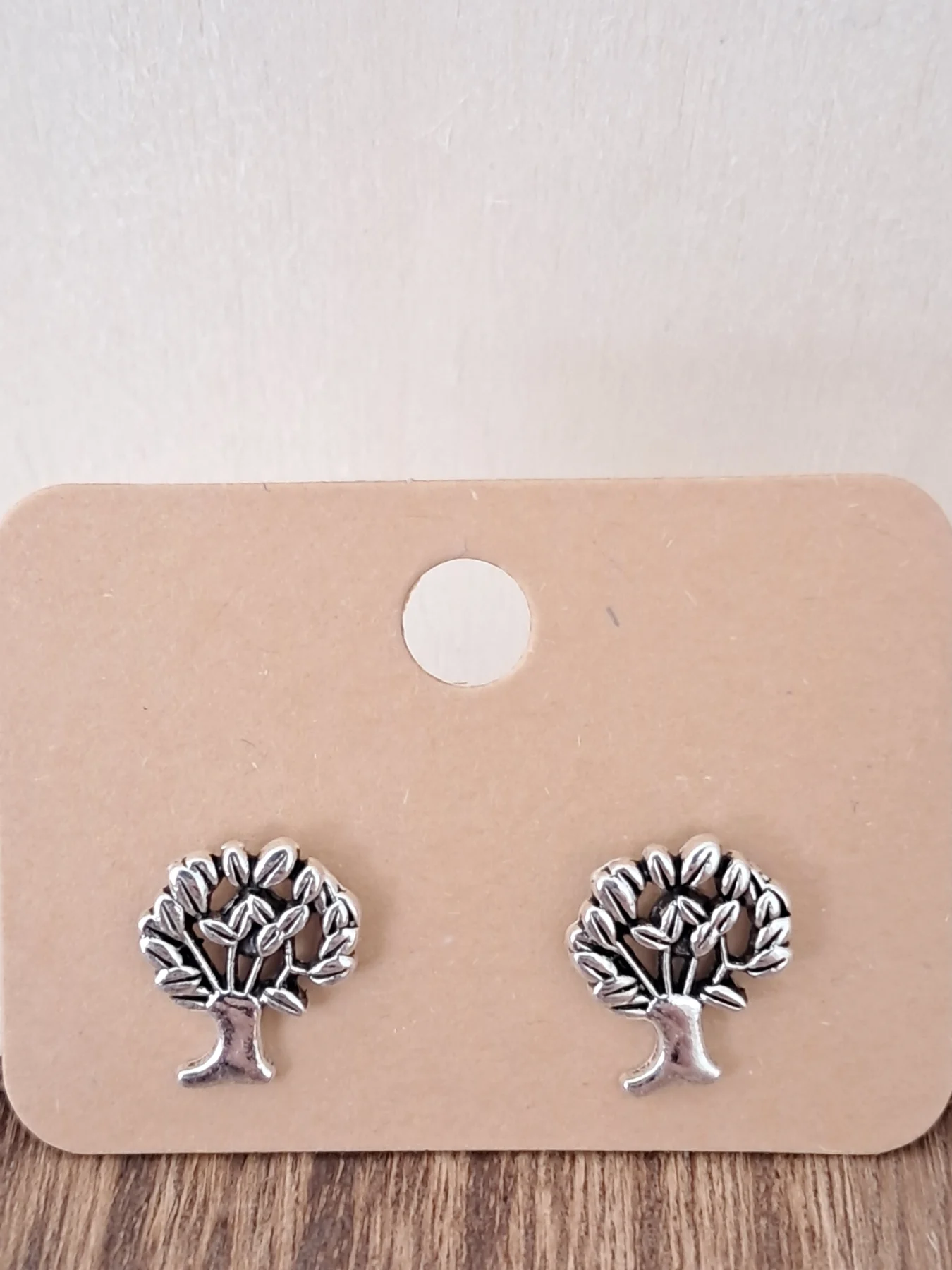 Silver Tree Studs