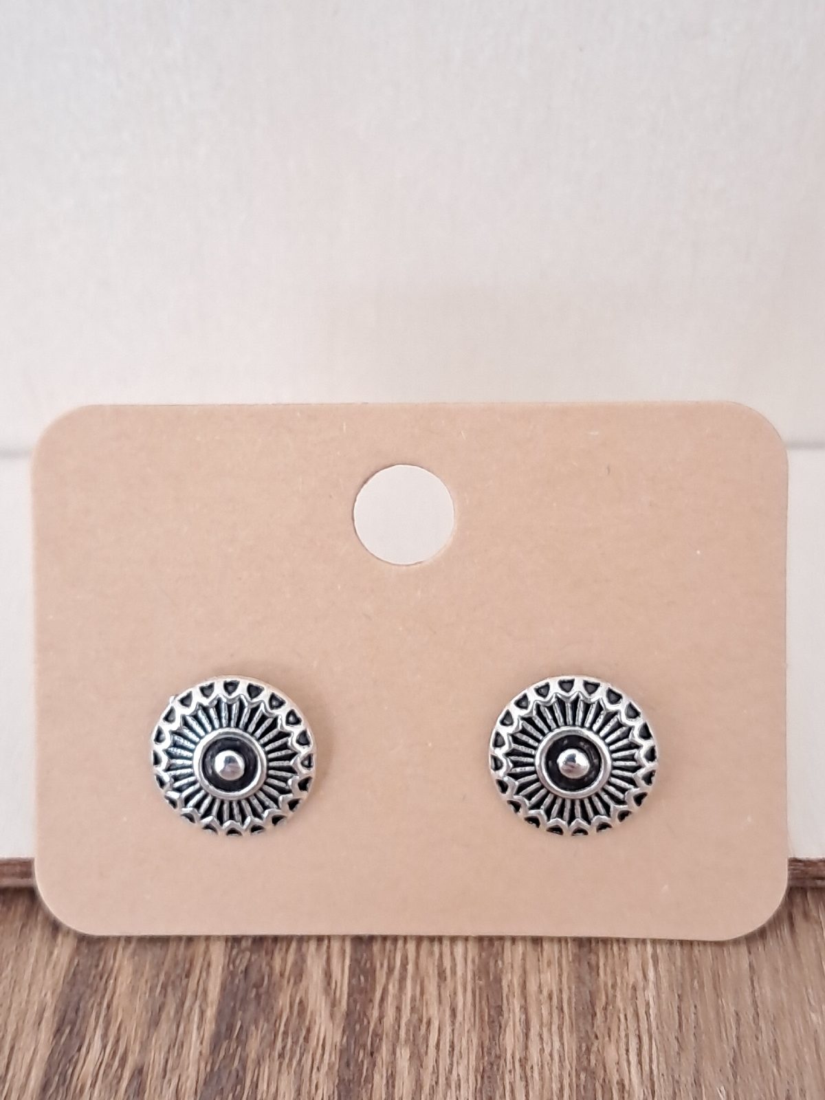 Mandala sunburst studs