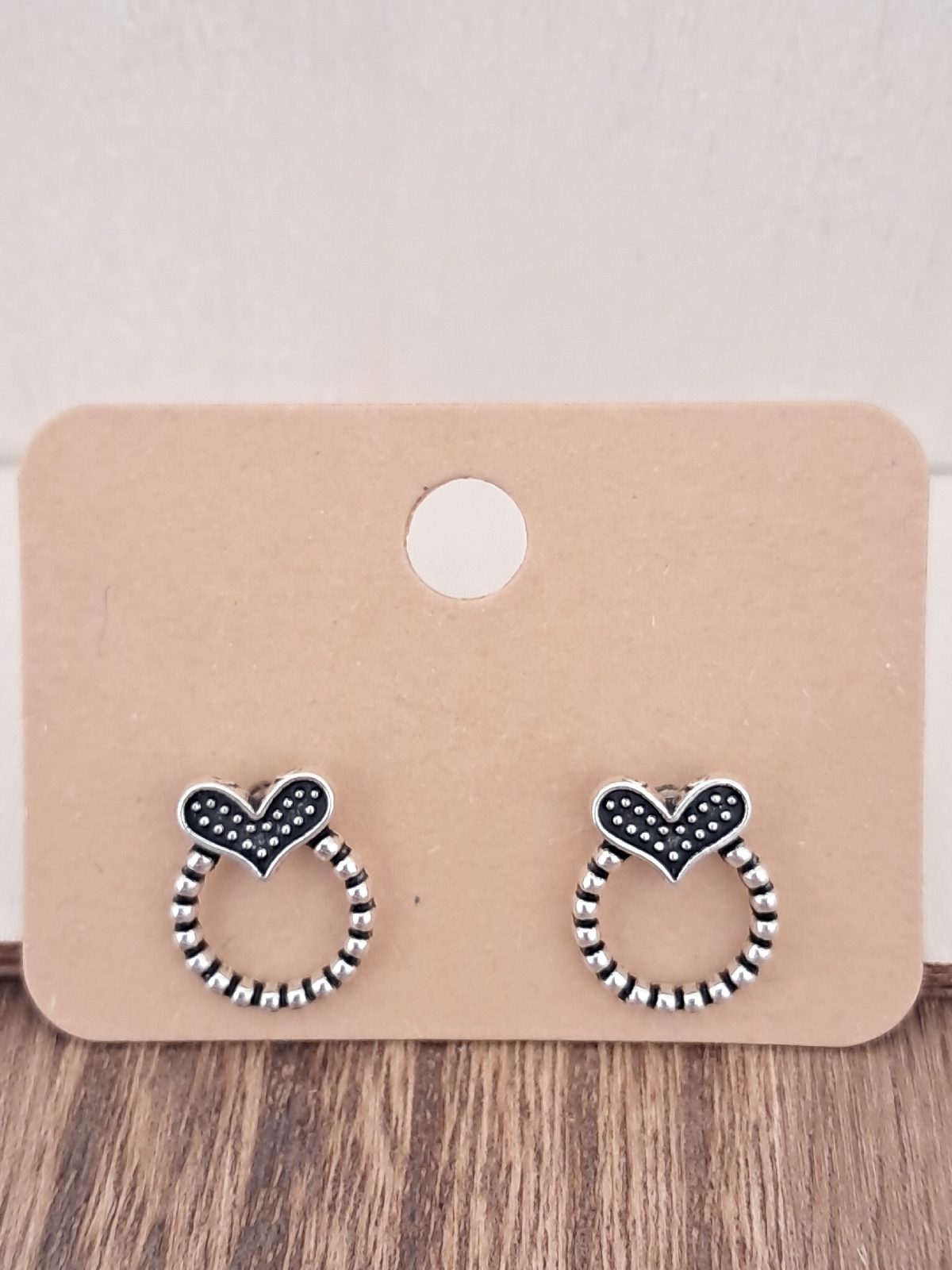 Heart studs