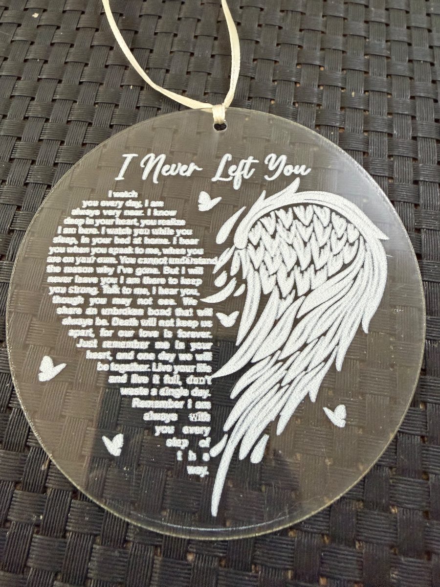 Acrylic memorial decoration