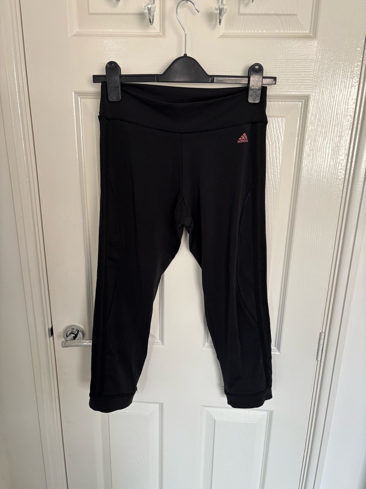Women’s Black Adidas Cropped Activewear Leggings